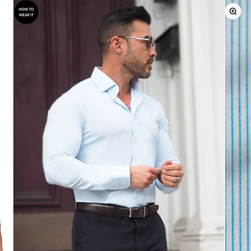 State & Liberty light blue dress shirt XXL